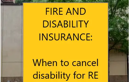 cancel disability insurance in early retirement