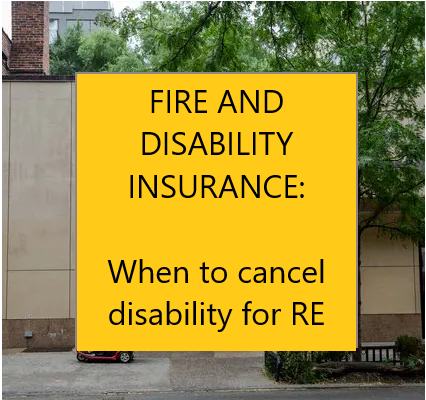 cancel disability insurance in early retirement