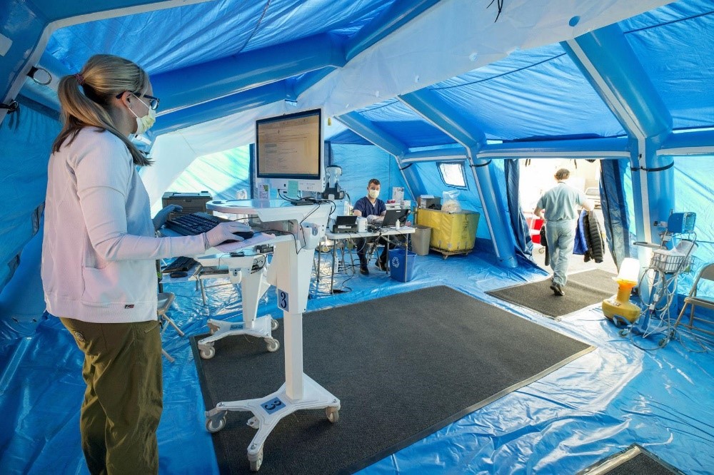 COVID-19 Triage Tent