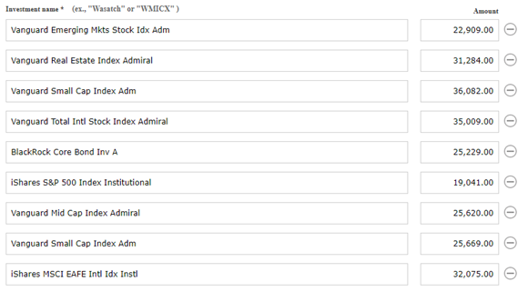My Portfolio in the TD version of the Morningstar Xray Tool