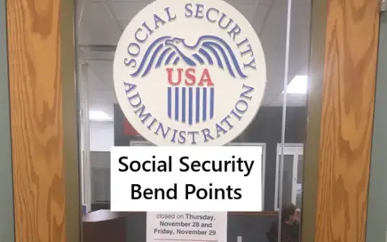 What are social security bend points?