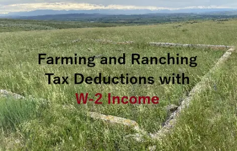 Farming and Ranching Tax Deductions with W-2 Income
