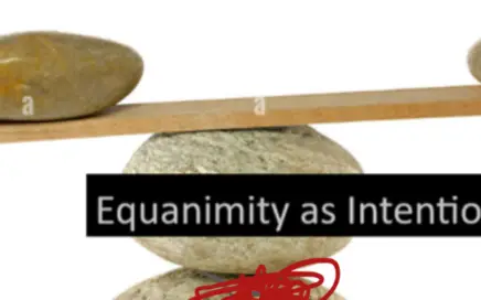 Equanimity as an Intention