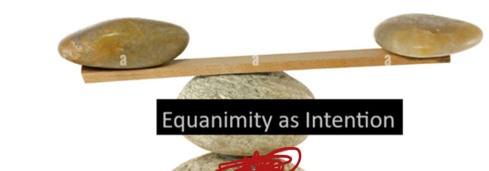 Equanimity as an Intention