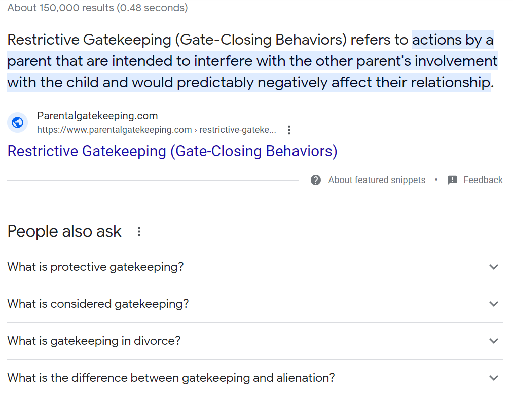 restrictive gatekeeping